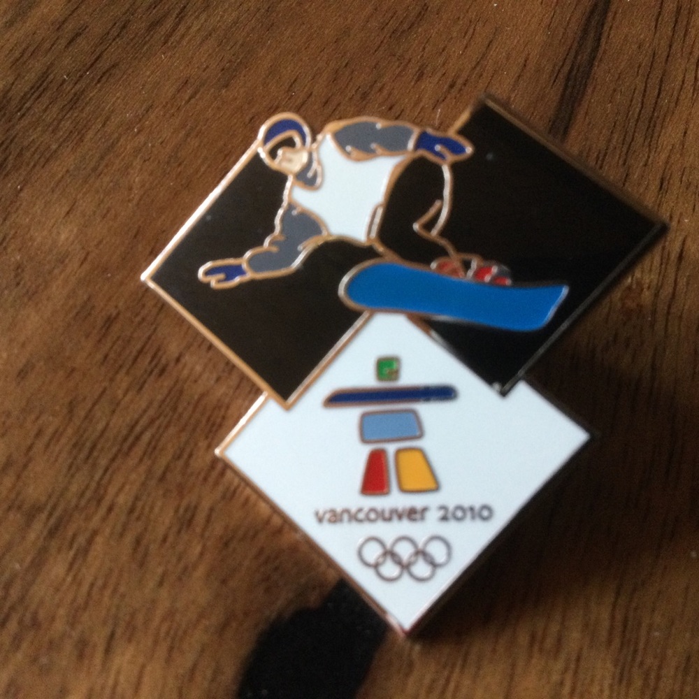 2010 Vancouver Olympics Snowboarding Pin